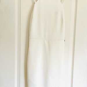 Forever 21 White Halter Sheath Mini Dress